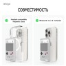 Elago магнитный бумажник MagSafe Card Pocket Silicone Unique W5 Game console Liht Grey