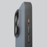 Uniq для iPhone 15 Pro Max чехол Lyden DS Washed Blue/Black (Magsafe)