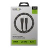 Energea Кабель NyloFlex USB-A to USB-C 5A Black 1.5m