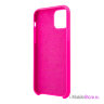 Чехол Karl Lagerfeld Liquid silicone Ikonik outlines Hard для iPhone 11 Pro, розовый/черный