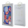 Guess для iPhone 16 Pro Max чехол PC/TPU Flowers Invisible Ring Red (MagSafe)