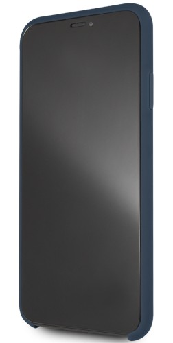 Чехол Ferrari On Track Silicone Hard Stripes для iPhone 11 Pro Max, синий