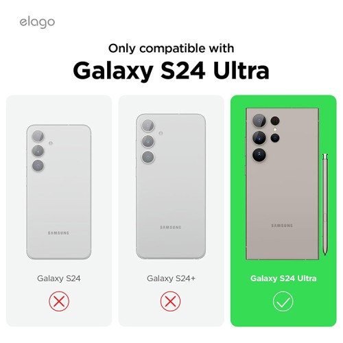 Elago для Galaxy S24 Ultra чехол Soft silicone (Liquid) Medium Grey