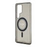 Guess для Galaxy S25 Ultra чехол PC/TPU Diamond Rhinestone Circle Hard Black (MagSafe)
