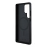 DKNY для Galaxy S25 Ultra чехол PU Repeat Stack metal logo Hard Black (MagSafe)