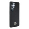 DKNY для Galaxy S25 Ultra чехол PU Repeat Stack metal logo Hard Black (MagSafe)
