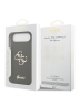 Guess для iPhone Air чехол Liquid silicone 4G Big and Script metal logo Hard Black