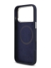 Lacoste для iPhone 17 Pro Max чехол Liquid silicone Lacquer Metal logo & Cam Hard Navy (MagSafe)