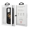 Чехол Guess Liquid Silicone 4G Big logo Hard для iPhone 13 Pro, черный