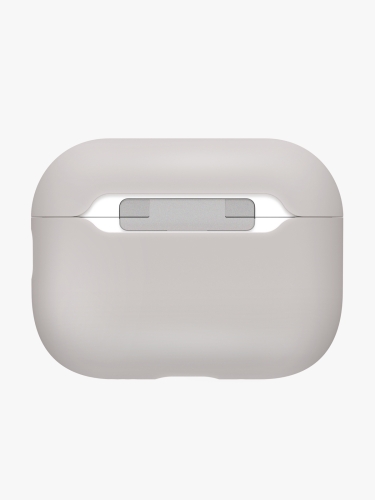 Uniq для Airpods Pro 3 чехол LINO Liquid silicone with handstrap Ivory Beige