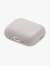 Uniq для Airpods Pro 3 чехол LINO Liquid silicone with handstrap Ivory Beige