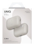 Uniq для Airpods Pro 3 чехол LINO Liquid silicone with handstrap Ivory Beige