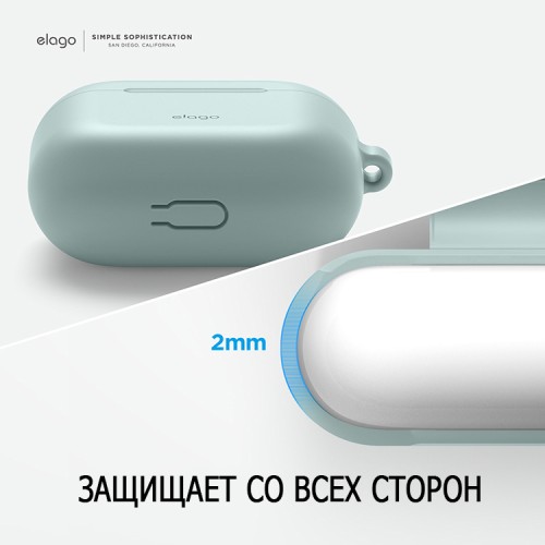 Чехол Elago Silicone Hang case для AirPods 3 (2021), Mint
