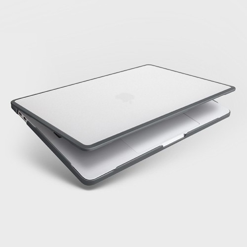 Чехол Uniq Venture для MacBook Air 13 (2018/20), прозрачный/серый
