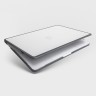 Чехол Uniq Venture для MacBook Air 13 (2018/20), прозрачный/серый
