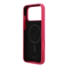 DKNY для iPhone 17 Pro чехол Liquid Silicone Stack Metal logo Hard Pink (MagSafe)