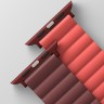Ремешок Uniq Revix reversible Magnetic для Apple Watch 42-41-40 mm, Maroon/Coral