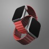 Ремешок Uniq Revix reversible Magnetic для Apple Watch 42-41-40 mm, Maroon/Coral