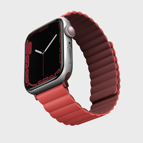 Ремешок Uniq Revix reversible Magnetic для Apple Watch 42-41-40 mm, Maroon/Coral