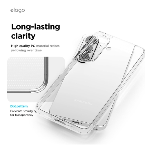 Elago для Galaxy S26+ чехол HYBRID (pc/tpu) Clear
