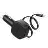 Energea АЗУ ArcDrive 84, USB-C +USB-A +75cm retractable USB-C cable (Total 84W) Black