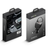 Energea АЗУ ArcDrive 84, USB-C +USB-A +75cm retractable USB-C cable (Total 84W) Black