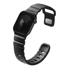 Uniq для Apple Watch 42/41/40 mm ремешок Alton Silicon Strap Midnight Black