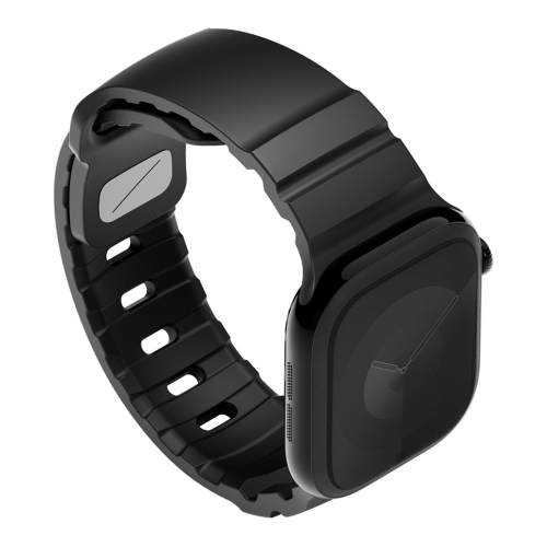Uniq для Apple Watch 42/41/40 mm ремешок Alton Silicon Strap Midnight Black