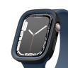 Чехол Elago DUO case для Apple Watch 45/44 мм, черный/синий