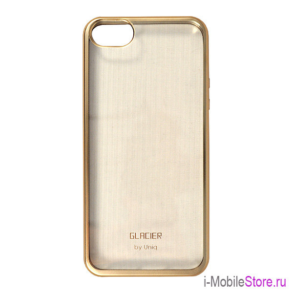 Чехол Uniq Glacier Frost для iPhone 5S SE, золотой
