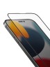 Защитное стекло Uniq OPTIX Vivid Pro (Anti-dust) для iPhone 14 Pro Max, черная рамка (+installer)
