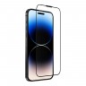 Защитное стекло Uniq OPTIX Vivid Pro (Anti-dust) для iPhone 14 Pro Max, черная рамка (+installer)