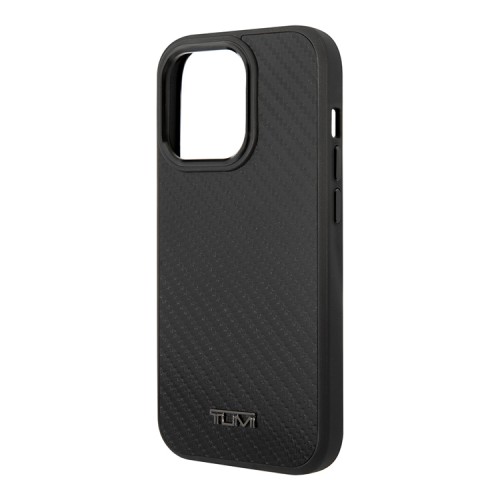 Карбоновый чехол TUMI Real Carbon Hard для iPhone 14 Pro, черный