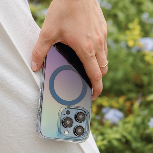 Uniq для iPhone 15 Pro чехол COEHL Dazze Azure Blue (MagSafe)