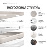 Elago для iPhone 14 чехол MagSafe Soft silicone case Stone
