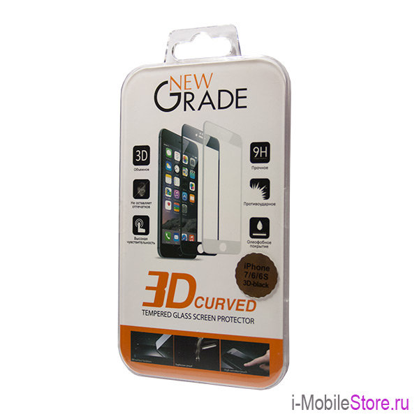 NewGrade 3D для iPhone 6 Plus/7 Plus, черная рамка NG-CLR-043D-IP7P/6P-B