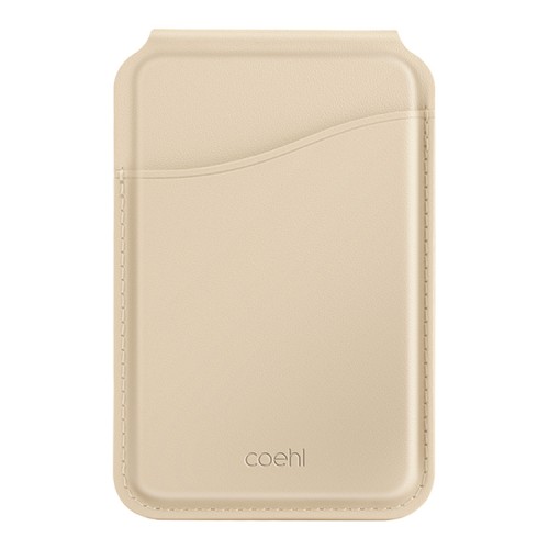 Uniq магнитный бумажник COEHL ESME Magnetic cardholder with Mirror and Stand Cream