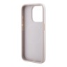 Guess для iPhone 13 Pro Max чехол PU 4G Colored ring Metal logo Pink (MagSafe)