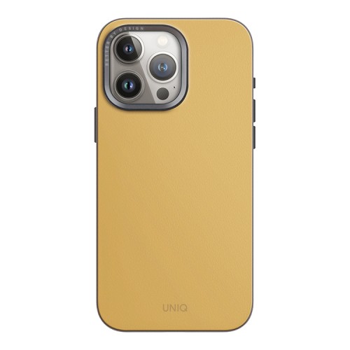 Uniq для iPhone 15 Pro чехол Lyden DS Canary Yellow/Flint Grey (Magsafe)