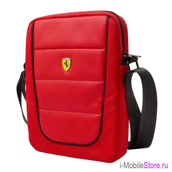 Сумка Ferrari Tablet bag New Scuderia для планшета до 10 дюймов, красная