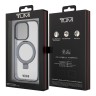 TUMI для iPhone 15 Pro чехол PC/TPU + Ring stand Hard Transp/Black (MagSafe)