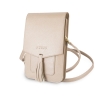 Guess Wallet Bag Saffiano look сумка для телефона, бежевая