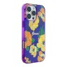 Guess для iPhone 16 Pro Max чехол PC/TPU Flowers Invisible Ring Yellow (MagSafe)