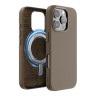 Elago для iPhone 16 Pro чехол PU Leather Taupe (MagSafe)