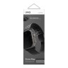 (Уценка) Uniq для Apple Watch 49/46/45/44 mm ремешок Strova MAG Strap Link Steel Black