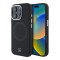 Mercedes для iPhone 16 Pro Max чехол Liquid silicone Ring Metal camera Hard Black (MagSafe)