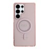 Guess для Galaxy S25 Ultra чехол PC/TPU Diamond Rhinestone Circle Hard Pink (MagSafe)