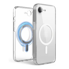 Elago для iPhone 16e чехол HYBRID (pc/tpu) Clear (MagSafe)