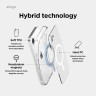 Elago для iPhone 16e чехол HYBRID (pc/tpu) Clear (MagSafe)