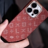 BlueO чехол для iPhone 16 Pro Max, Tactile Woven Air Aramid fiber (Kevlar) Red (MagSafe)